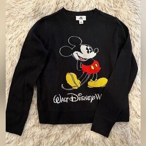 Disney World light sweater - Mickey Mouse - Black L *Never Worn*